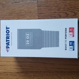 NEW Patriot 20oz Built To Perform Tumbler